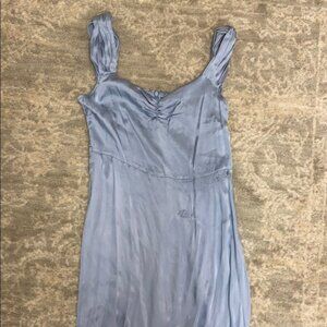 Satin midi dress NWOT